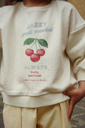 Sweat-shirt Konges Sløjd "Loupy Lou" | Jazzy Dot