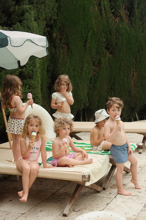 Maillot de bain Konges Sløjd "Pomia" | Candy Rose Stripe