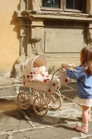 Konges Sløjd Puppenwagen„Minnie Tulle" | Strawberry