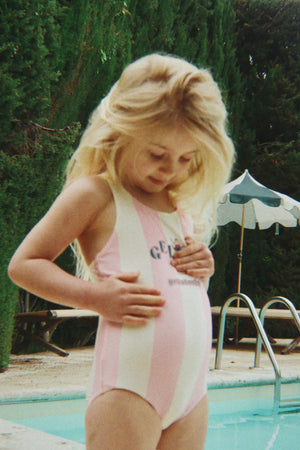 Maillot de bain Konges Sløjd "Pomia" | Candy Rose Stripe