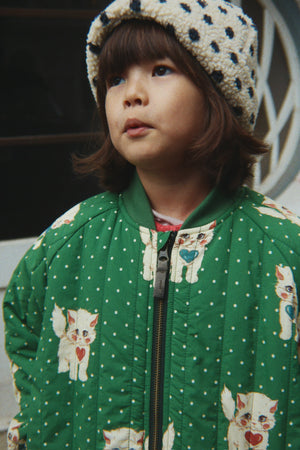 Konges Sløjd Bomberjacke mit Print – Juno | Dot Miao Verde