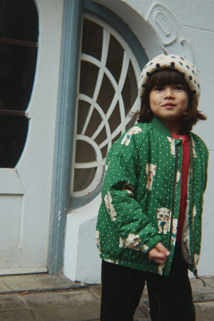 Konges Sløjd Bomberjacke mit Print – Juno | Dot Miao Verde