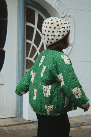 Konges Sløjd Bomberjacke mit Print – Juno | Dot Miao Verde
