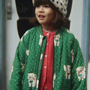 Konges Sløjd Bomberjacke mit Print – Juno | Dot Miao Verde