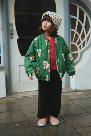 Konges Sløjd Bomberjacke mit Print – Juno | Dot Miao Verde