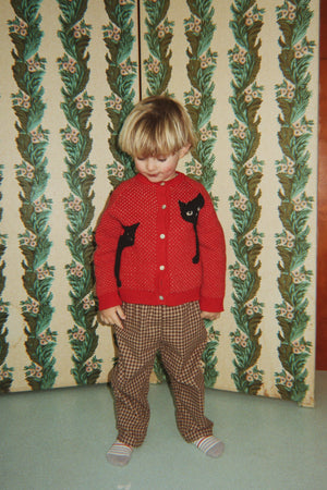Konges Sløjd "Foret" Trousers | Chocolate Check