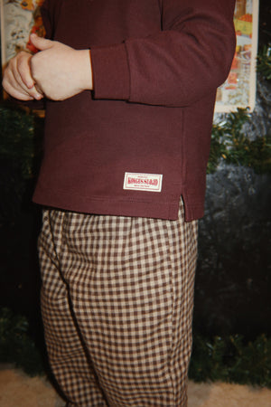 Konges Sløjd "Foret" Trousers | Chocolate Check