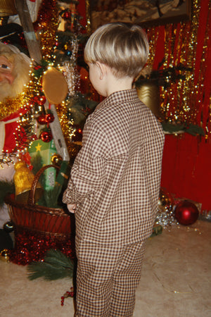 Konges Sløjd "Foret" Trousers | Chocolate Check