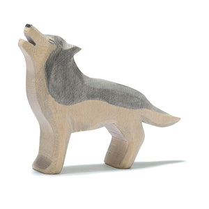 Animal en bois Ostheimer "Loup hurlant"