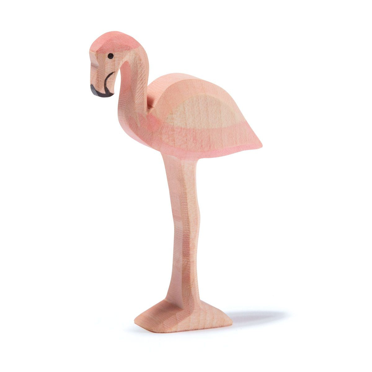 „Ostheimer Flamingo aus Holz – handgefertigte Spielfigur in Rosa“