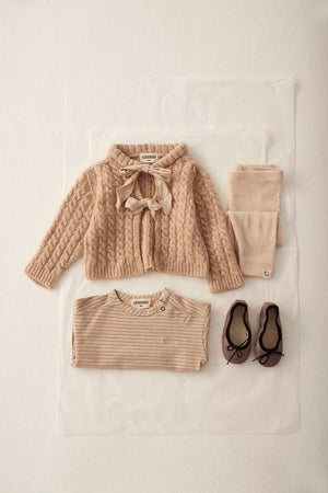 Cozmo Baby-Cardigan "Martinique" Stone