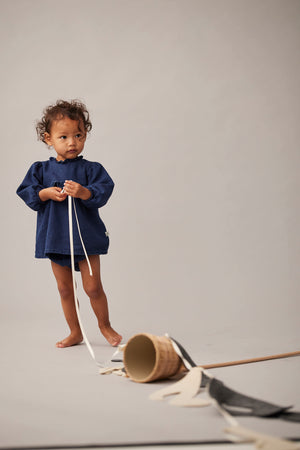 Cozmo Baby Dress "Praja" | Denim