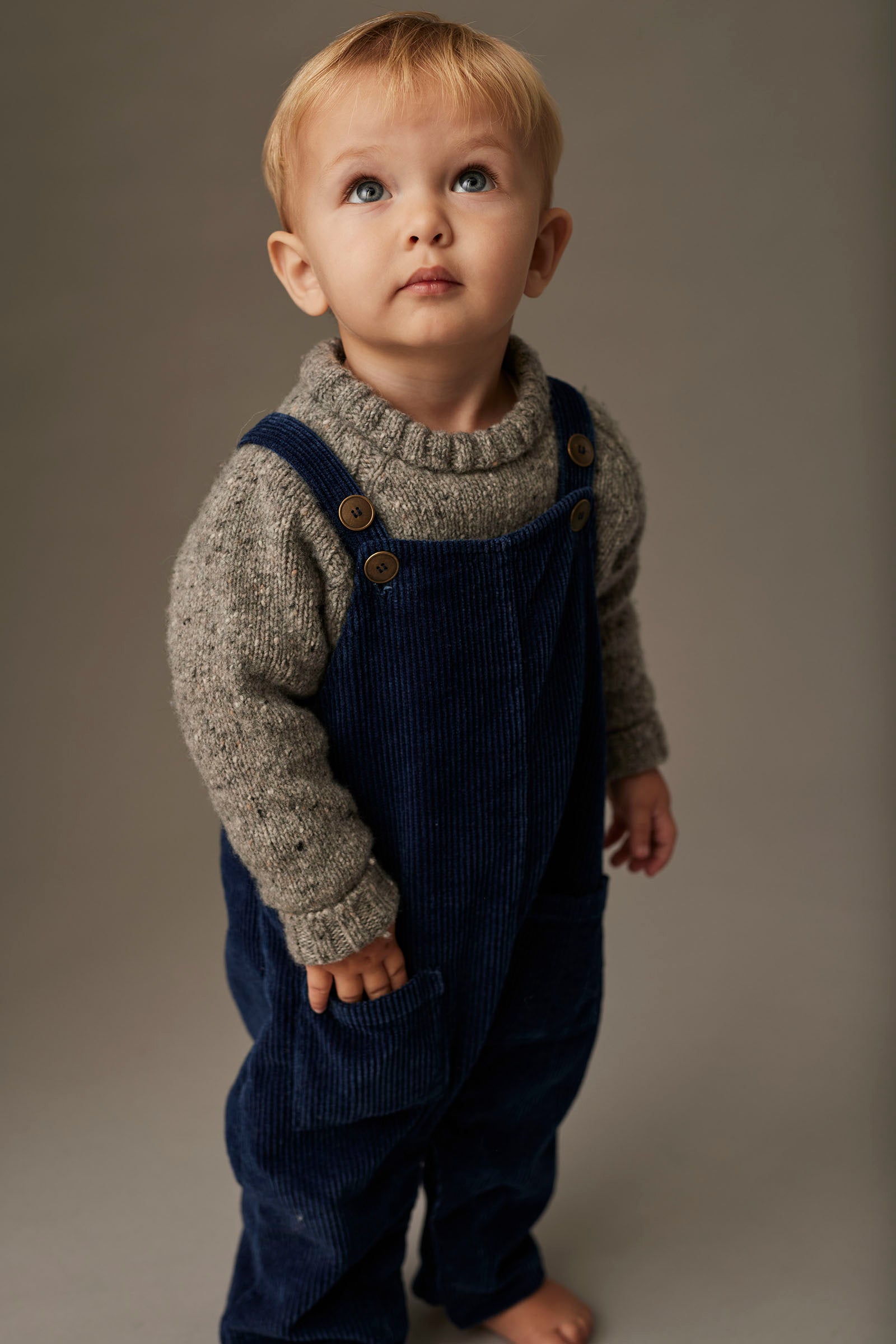 Cozmo Latzhose "Dax" | Navy-Denim