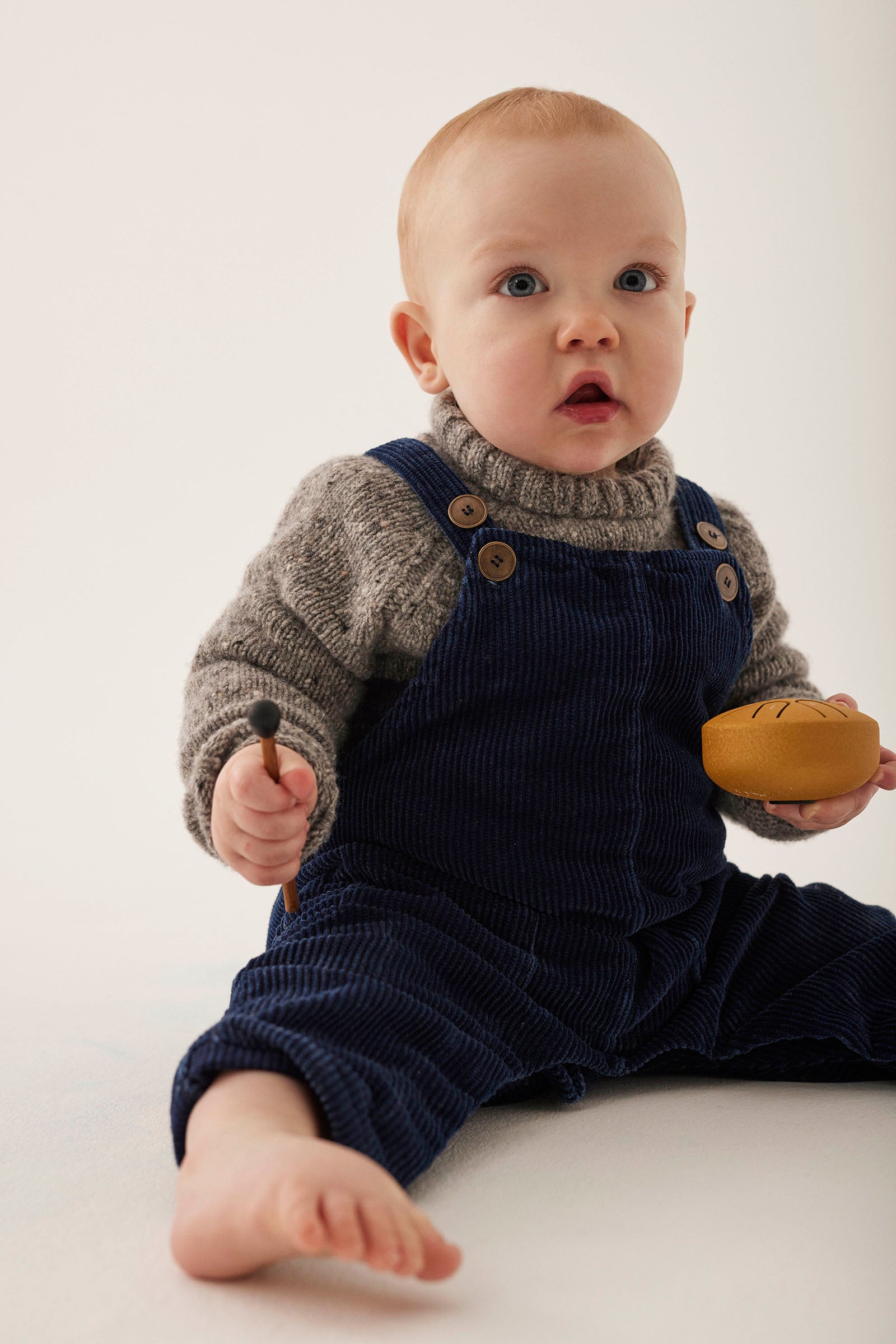 Cozmo Latzhose "Dax" | Navy-Denim