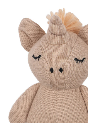 Konges Sløjd Babyrassel Mini Unicorn | Rose Fawn
