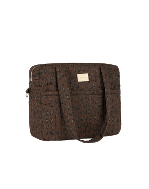 Nobodinoz Kinderwagentasche Hyde Park Leonie Brown Wickeltasche Buggy Baby