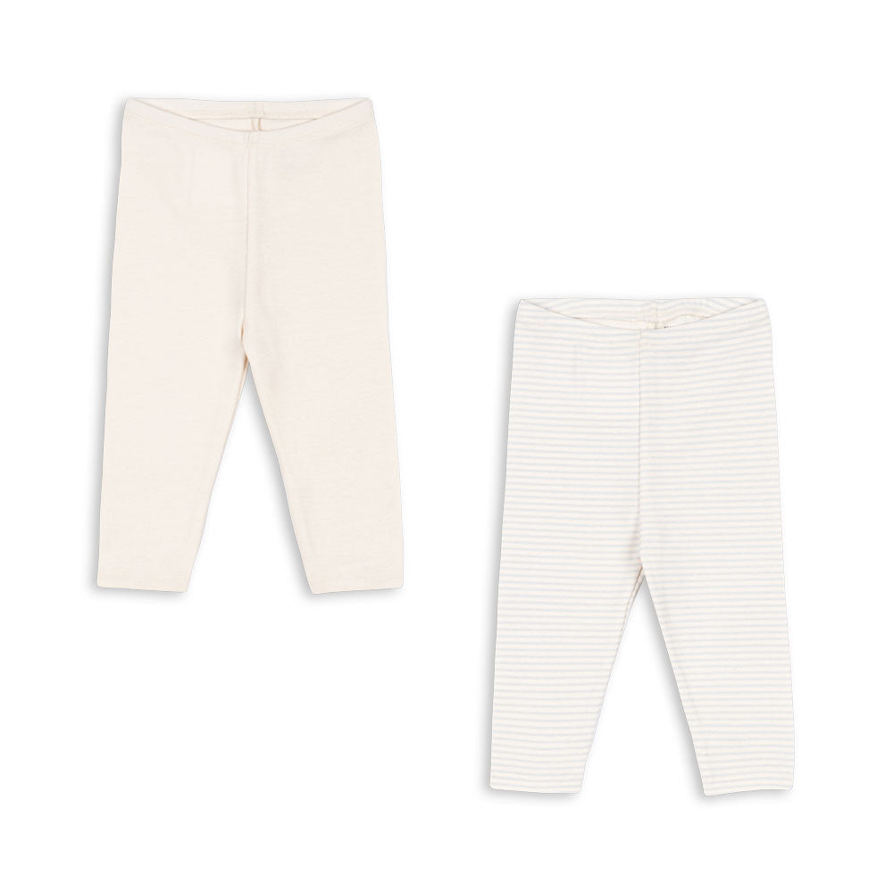 Konges Sløjd Jerseyhose "Fio Stripe" 2er Set | Blue Mix