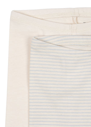 Konges Sløjd Lot de 2 pantalons en jersey « Fio Stripe » | Blue Mix