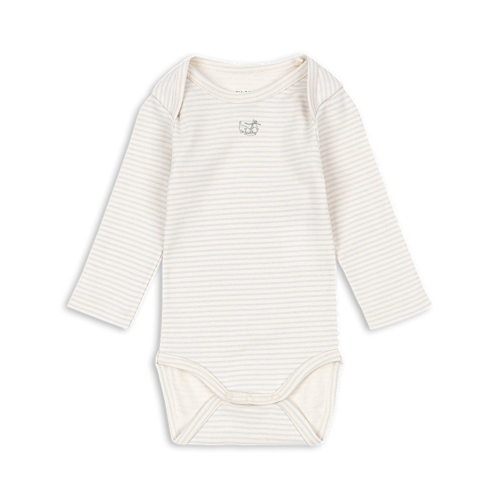Konges Sløjd Body "Fio Stripe" | Tea Stripe Gray Dawn