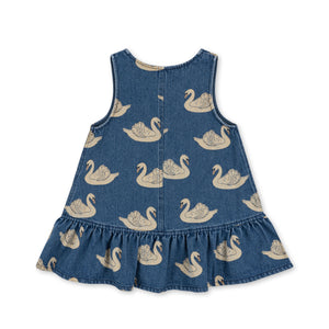 Konges Sløjd Kleid Denim "Magot" Swan