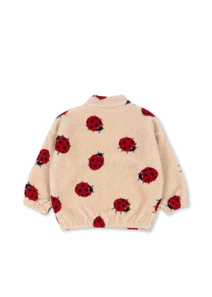 Konges Sløjd Jacke "Jody Teddy" | Ladybug Sand