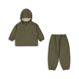 Konges Sløjd Regen-Set "Burnt Olive"