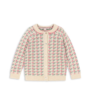 Konges Sløjd Strickjacke aus Merinowolle "Belou" Rose