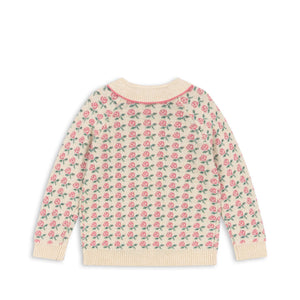 Konges Sløjd Strickjacke aus Merinowolle "Belou" Rose
