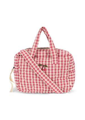 Konges Sløjd Sac à langer pour poupée Bubble Gum Check