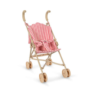 Konges Sløjd Puppen-Buggy "Doll Stroller Cheeky Bubblegum Check"