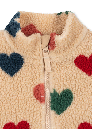 Konges Sløjd Fleece Jacket Teddy "Jody" Bon Coeur Coloré