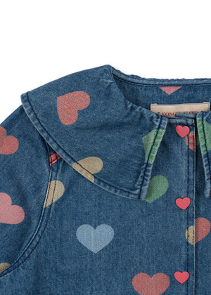 Konges Sløjd Jeansshirt "Magot" Bon Coeur Coloré