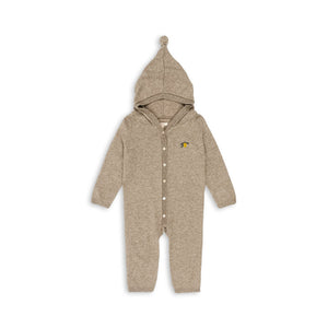 Konges Sløjd Knitted Jumpsuit "Mattou" Light Brown