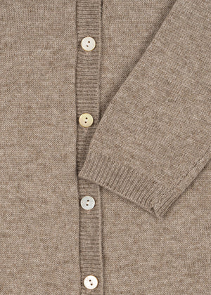 Konges Sløjd Knitted Jumpsuit "Mattou" Light Brown