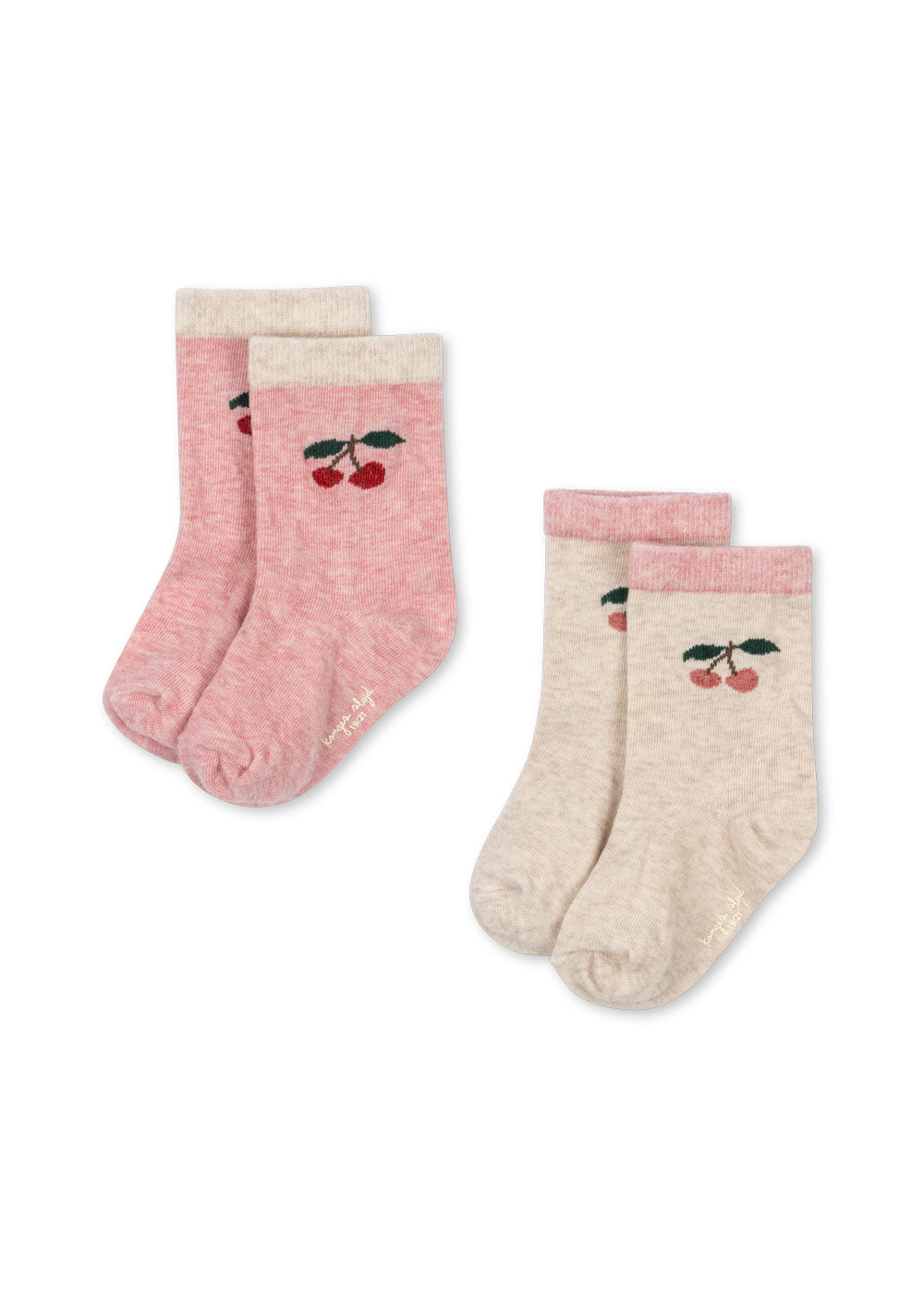 Konges Sløjd Socken "Cherry" 2er Pack | Cherry