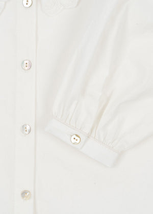 Konges Sløjd Bluse "Coeur" | Optic White