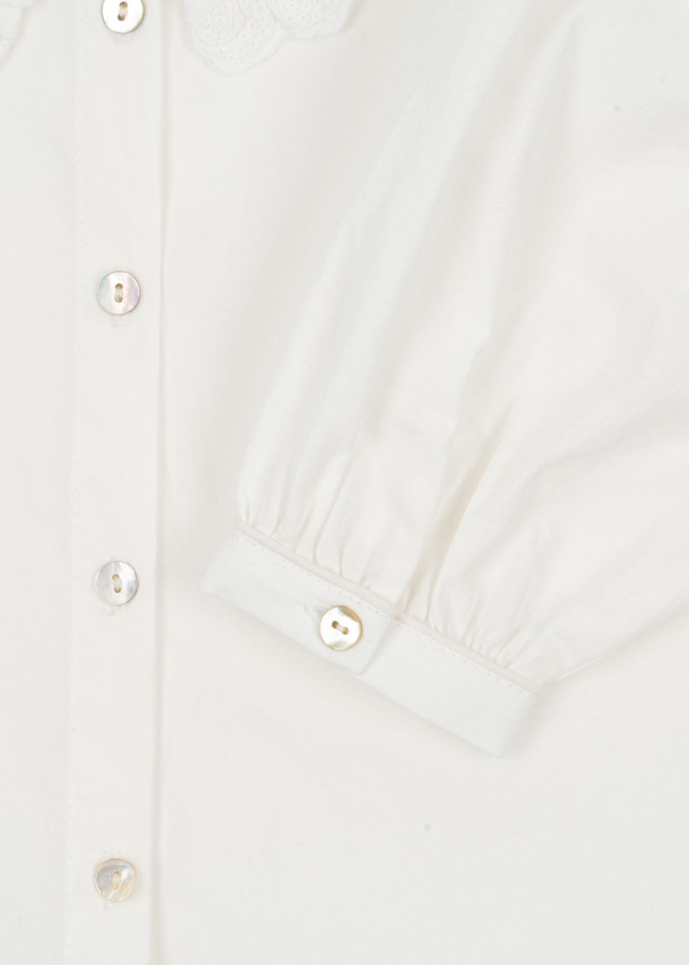 Konges Sløjd Bluse "Coeur" | Optic White