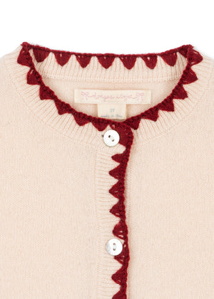 Konges Sløjd Strickjacke "Collette" | Off White