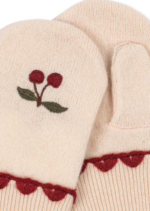Konges Sløjd Fäustling Handschuhe "Collette" | Off White