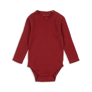 Konges Sløjd Body "Minnie" | Red Dahlia