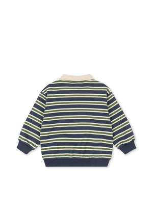 Konges Sløjd Polo Sweatshirt "Spotty" | Spellbound Stripe