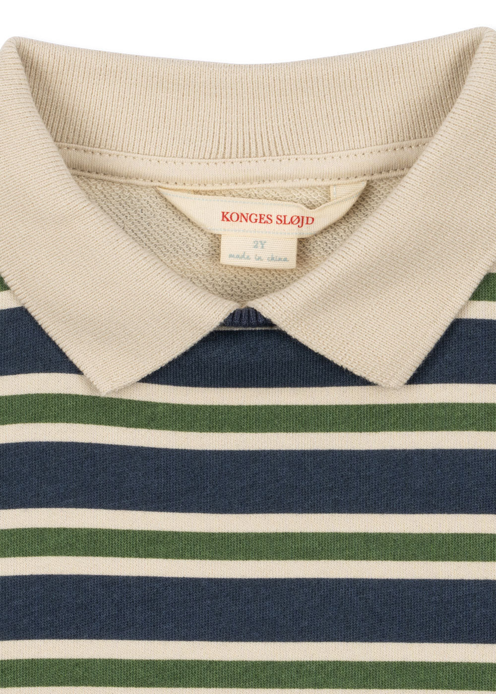 Konges Sløjd Polo Sweatshirt "Spotty" | Spellbound Stripe