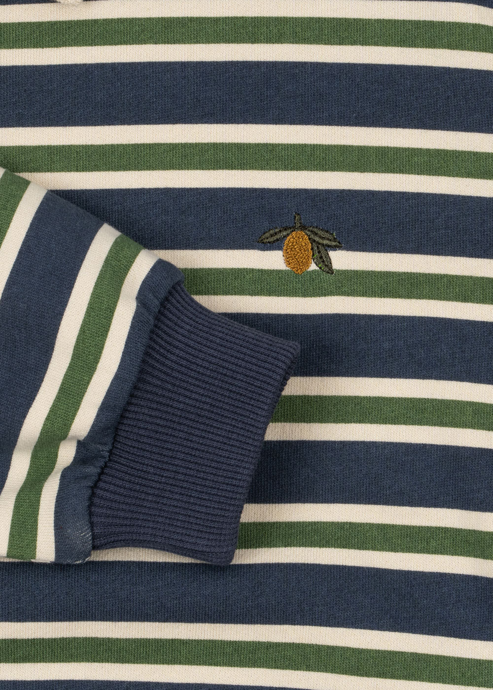 Konges Sløjd Polo Sweatshirt "Spotty" | Spellbound Stripe