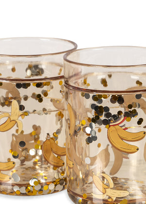 Konges Sløjd Glitzerbecher "Glitter Cups" 2er-Pack | Let'S Go Bananas