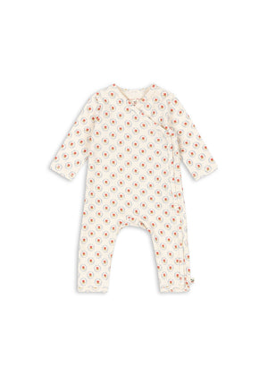 Konges Sløjd Basic Newborn Jumpsuit Mirage, Baby-Einteiler aus Bio-Baumwolle