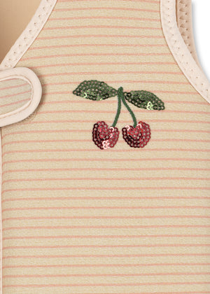 Konges Sløjd Schwimmweste "Cherry" | Rose Stripe