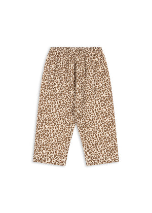 Konges Sløjd Hose Coco Leo, Kinderhose mit Leopardenmuster, weich & bequem