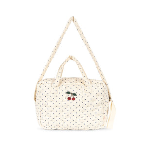 Konges Sløjd Doll Bag Estate Dot, Puppen-Wickeltasche aus Baumwolle mit Punktedesign, OEKO-TEX® zertifiziert