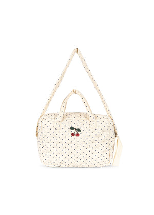 Konges Sløjd Doll Bag Estate Dot, Puppen-Wickeltasche aus Baumwolle mit Punktedesign, OEKO-TEX® zertifiziert