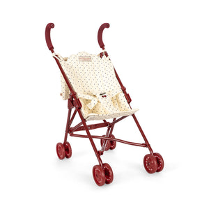 Konges Sløjd Puppen-Buggy Doll Stroller Estate Dot, stabiler Puppenwagen mit Punktedesign, für Kinder ab 3 Jahren